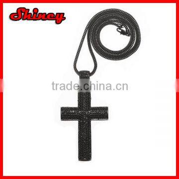 iced out hip hop 2014 fashion jewelry 18k gold mens jesus christ cross pendant