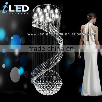 Super Luxury hotel lobby chandelier light