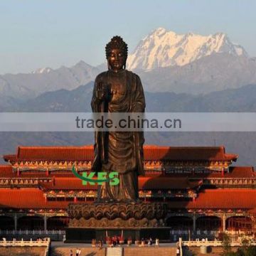 Bronze large standing buddha sculpture