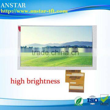 2016 6.2 inch 800*480 24bit*RGB interface TFT LCD panel Stock for sale and long-time supply