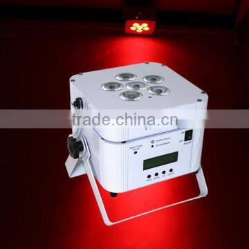 High Power 6pcs 6in1 RGBWA+UV LED Par Lighting for DJ photo-4