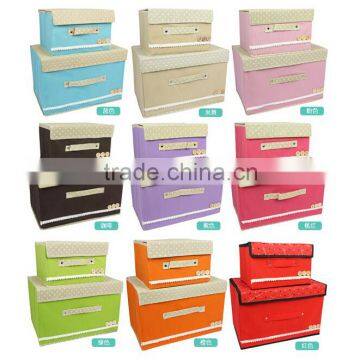 AN1060 ANPHY Colorful Non-woven Fabric Cloth Storage Box & Bin 38*25*25 Cm,26*20*17 cm photo-4