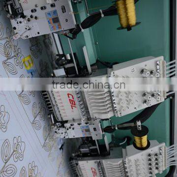 High Speed 20 Heads Flat +Sequins+Easy Cording Mixed Computerized Embroidery Machine photo-3