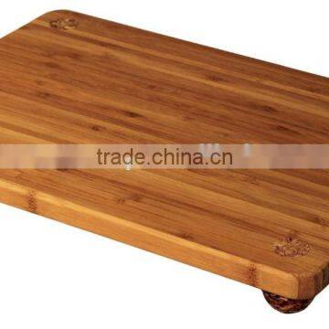 Eco-Friendly Bamboo Cork Footed Serving Board For Restaurant