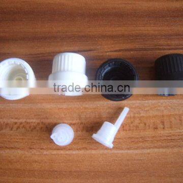 High-grade Black Or White Cap Bottle Stopper Glass Bottle Cover with Inner Stopper Wholesale