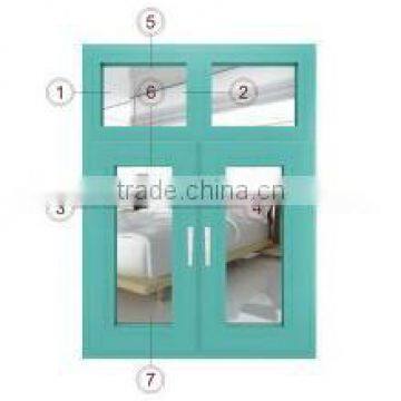 55 outward opening series1 Aluminum Casement Windows (Aluminum Windows Frame)