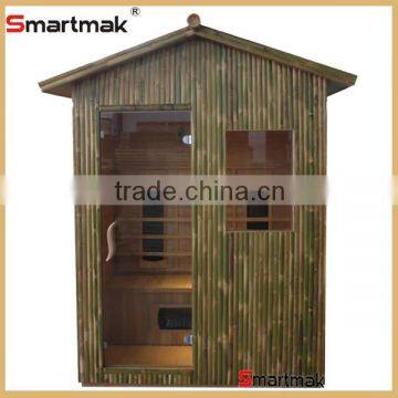 infrared bamboo design dry sauna room