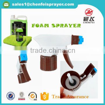 Custom glass cleaner discharge rate 1.2ml foam plastic trigger sprayer