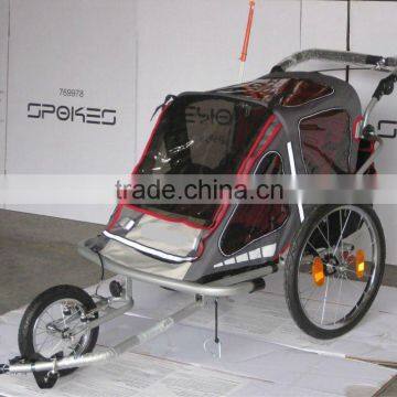 steel frame baby trailer