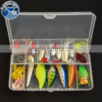 2016 wholesales price best sell hard and sequins soft fishing lure mixed fishing lure