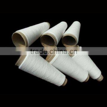 30s raw white 100% virgin polyester spun yarn for knitting