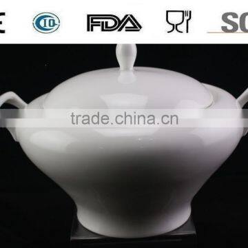 bone china porcelain ceramic crockery casserole donga with lid soup tureen