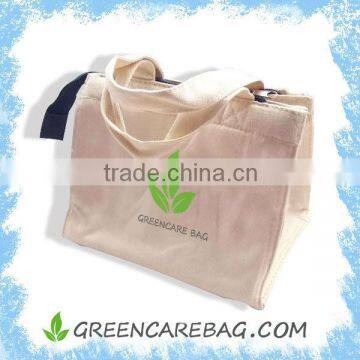 Eco Cotton Canvas Lunch Carry Bag for Insulation