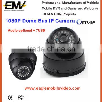 Special 1080P Mobile Vehicle Dome IP Camera For Bus