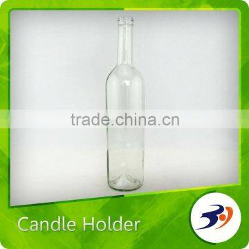 China Supplier Clear Glass Candle Holder For Home Decoration