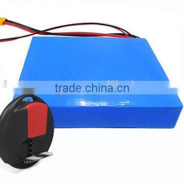 Customized 130W 60V/2200mAh 18650 li ion high rate rechargeable battery for solowheel