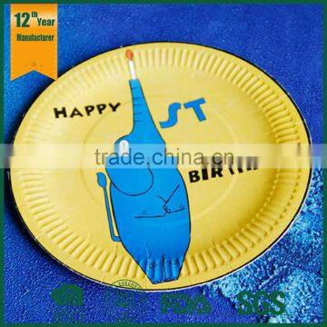 Custom Printed Disposable Paper Plates,paper Plate Storage,green Paper Plate photo-4