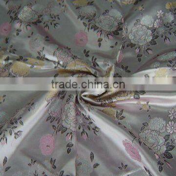 Chinese brocade with flower pattern