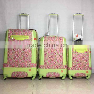 pc soft trolley luggage set