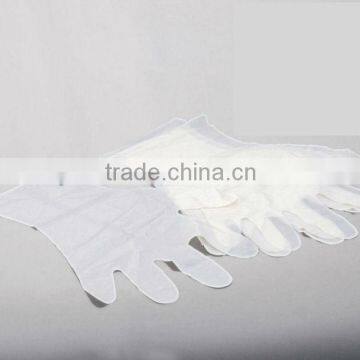OEM clear and white polyethylene disposable gloves for industrial use, beauty and hygiene(CE ISO FDA)