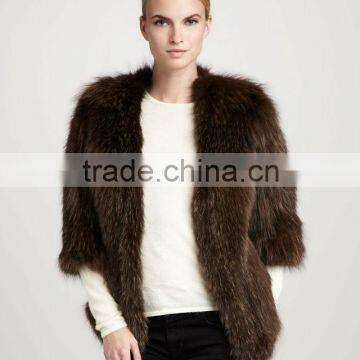2013 New Fox Fur Jacket