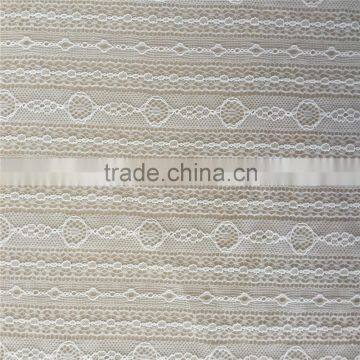 Jacquard Eco-friendly Bangkok Lace Fabric for Curtain Cotton Lace Dresses in Salwar Kameez photo-2