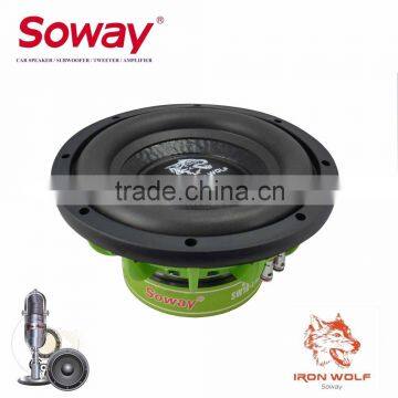 Soway SW10-21GR 1500W auto speaker, 12inch woofer,professional woofer