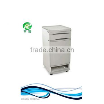 Alibaba sold Steel & plastic material medical patient bedside lockers