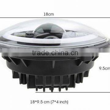 New White Lighting 60w High Low Beam Jeep 7 Inch Led Headlight photo-5