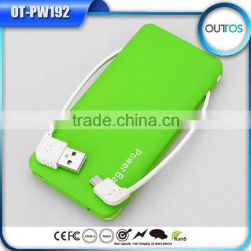 New Products on China Market Portable Power Bank 5000mah With Built-in Cable photo-3