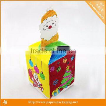 Handmade paper christmas gift boxes with lids