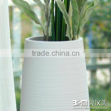 European style porcelain tall white vase for home deco