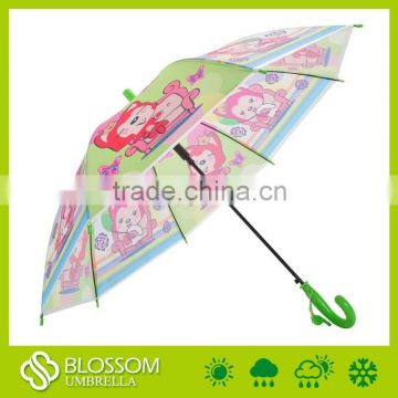 POE mini child cartoon umbrella,happy child umbrella