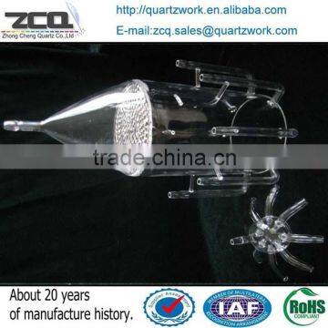 High Purity Lab Micro Quartz Cuvette Fused Silica Crucible photo-5