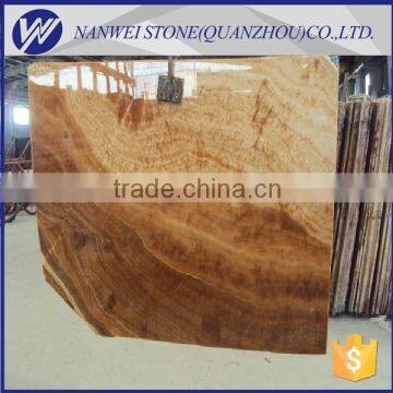 Brown yellow onyx marble house ground tiles