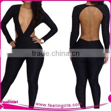 wholesale backless one piece jumpsuit