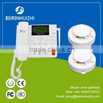 Fashional desgne Wireless fire alarm control panel for home, addressable fire alarm control panel with remote control