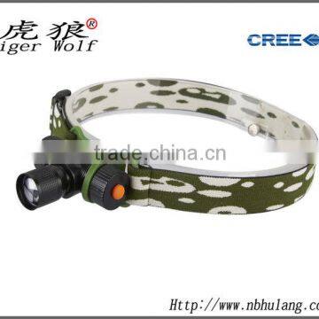 Zoom Function Led Headlamp Aluminum LED Headlight