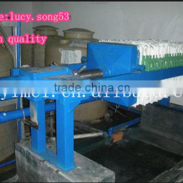 plate and frame type filter press system for sell