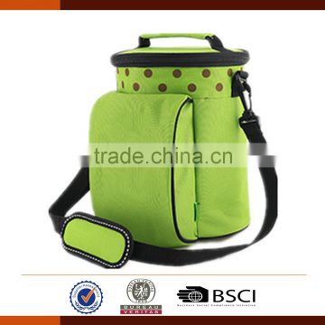 Outdoor Insulated Thermos Picnic Bag With Shoulder Strap