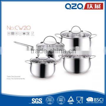 Belly Shape Big Korean Cooking Stainless Steel Sizes Stock Pot Quality Choice