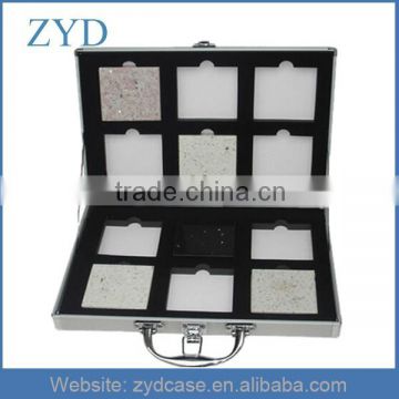 Aluminum Marble And Granite Tile Sample Display Case ZYD-HZMsc035