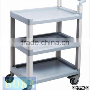 BK817 easy clean stainless steel medical instrument trolley