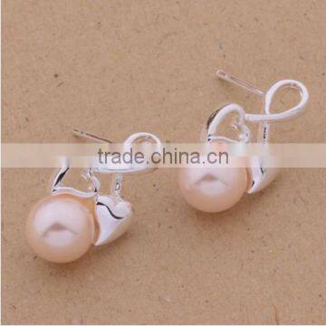 Durable Modeling Pearl Style 925 Sterling Silver Fashion Jewelry