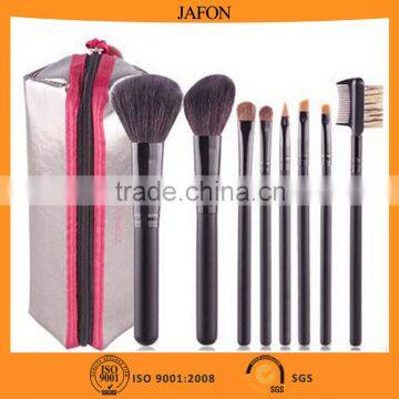 8pcs beauty brush sets in pu pouch