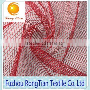 100 polyester thin hexagonal mesh fabric for laundry bags