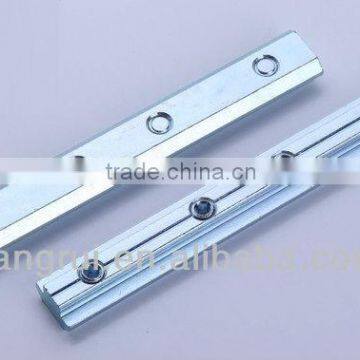 zinc plated long T slot bar