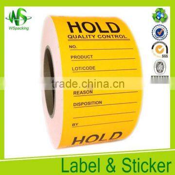 Ready made sticker paper label roll label