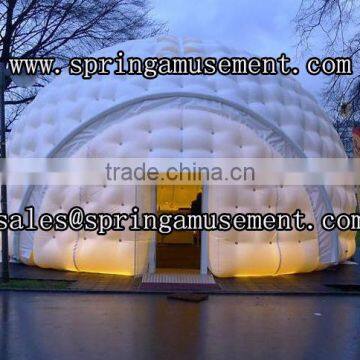 Best design LED PVC 0.55mm tent type inflatable double layer dome tent for party SP-T3025