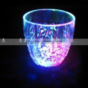 Colorful led light flashing cup glow in the dark cool cup for bar supply